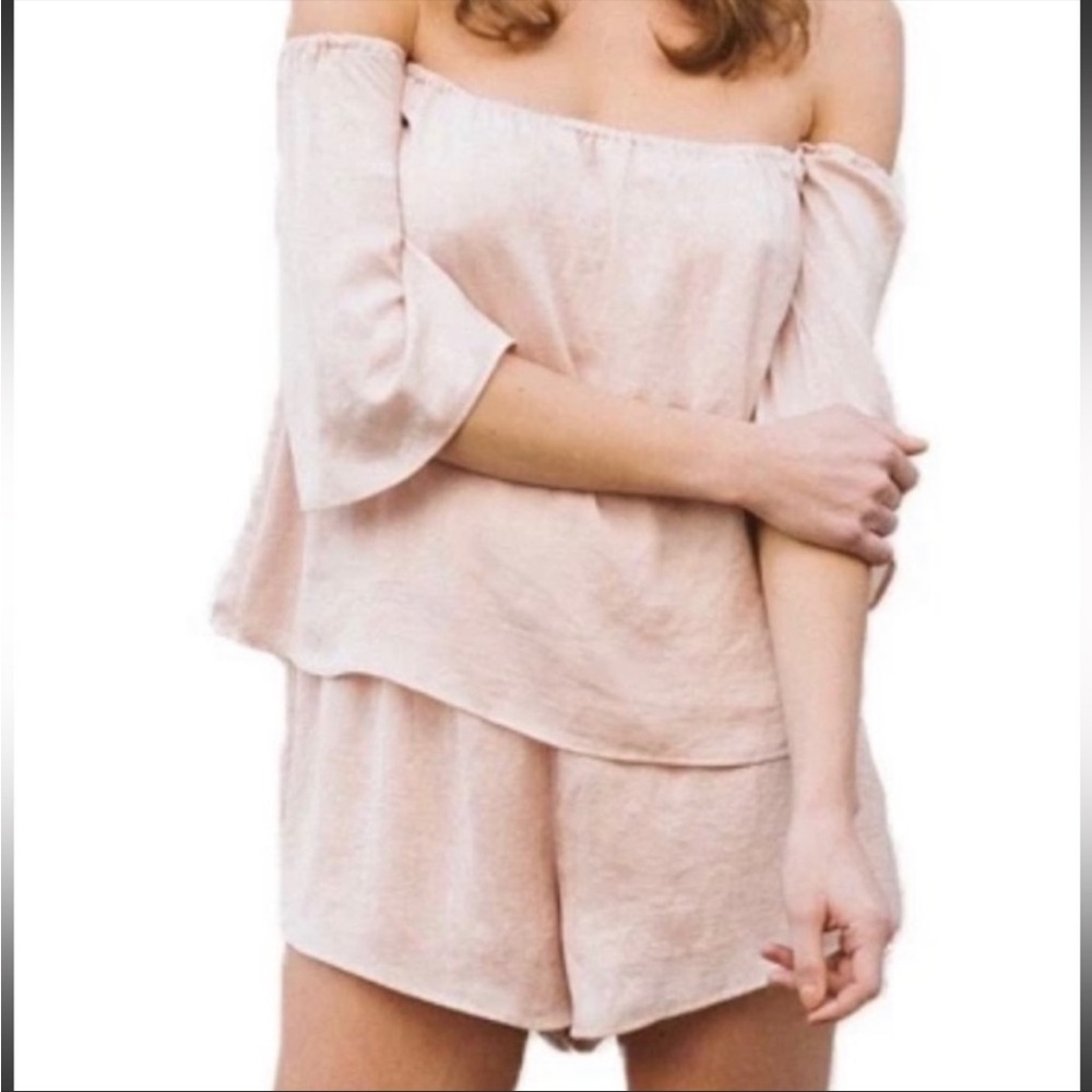 Brunette the label blush romper